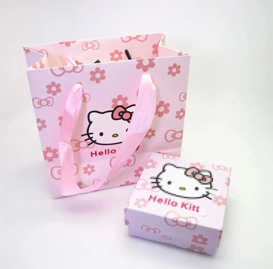 Kitty Kawaii  matching rings set