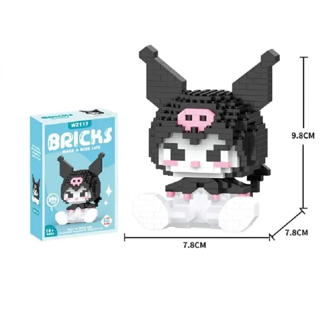 Hello Kitty Building Block Sanrio Anime Figure