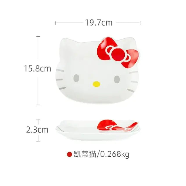 Hello Kitty Ceramic Tableware Set