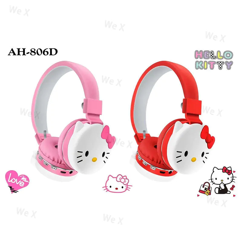 Hello kitty Foldable Wireless Headsets